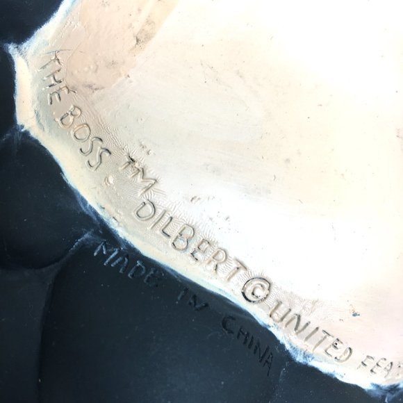 Dilbert Character Head Piece Hat Latex Vintage NOS NWT - Picture 10 of 11